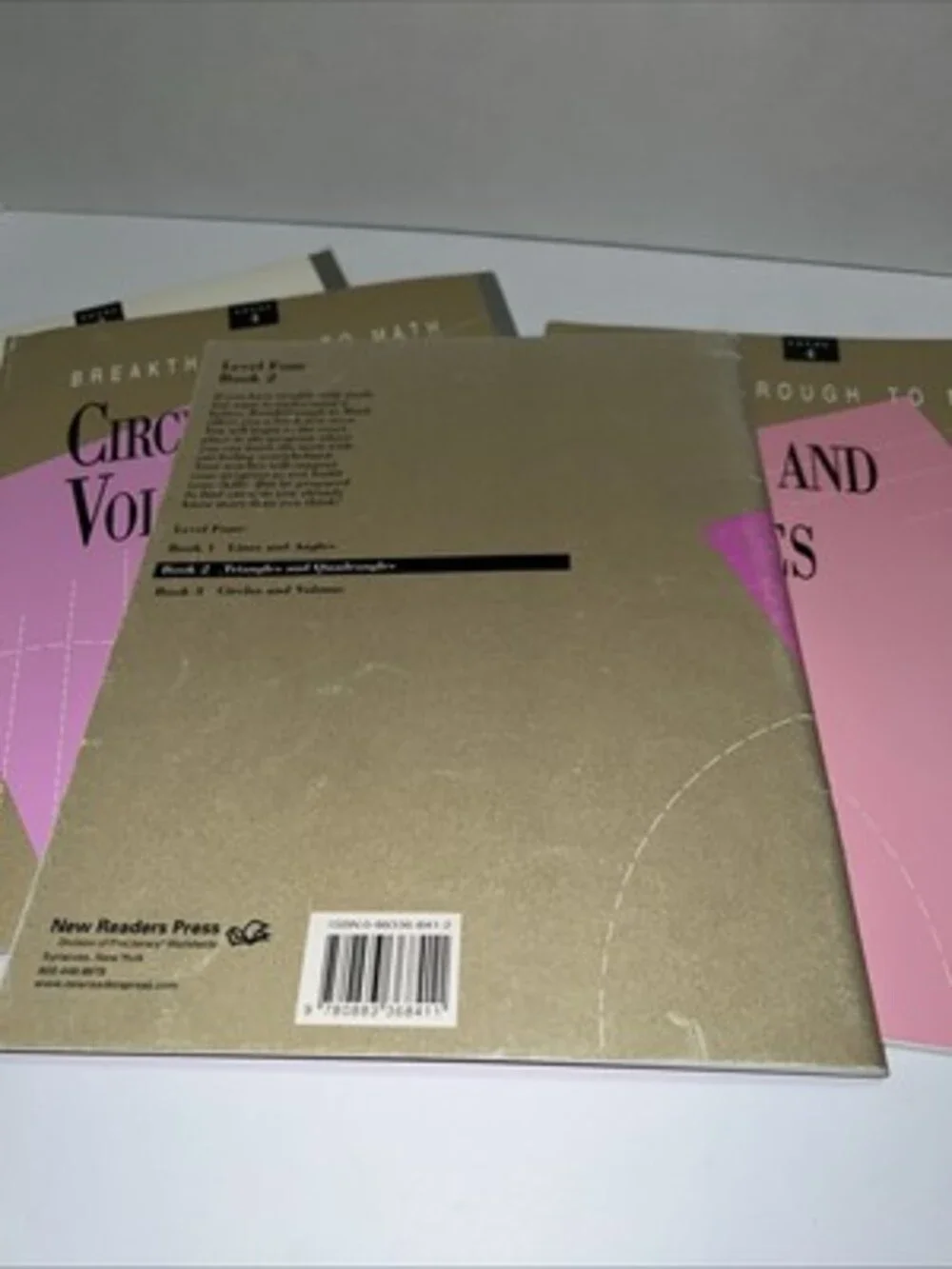 Breakthrough To Math Level 4 Set With Workbook (drawn On Back)